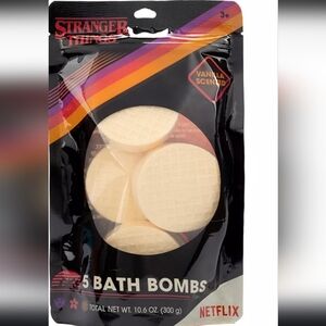 Stranger Things Vanilla Scented Bath Bombs Bag of 5 bombs